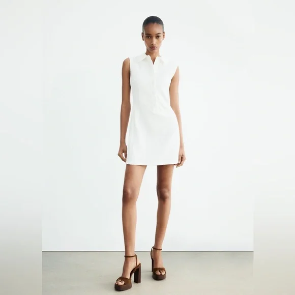 Zara | Dresses | Zara Mini Shirtdress | Poshmark